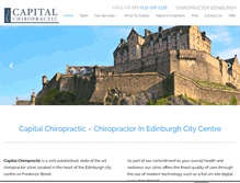 Tablet Screenshot of capitalchiropractic.co.uk